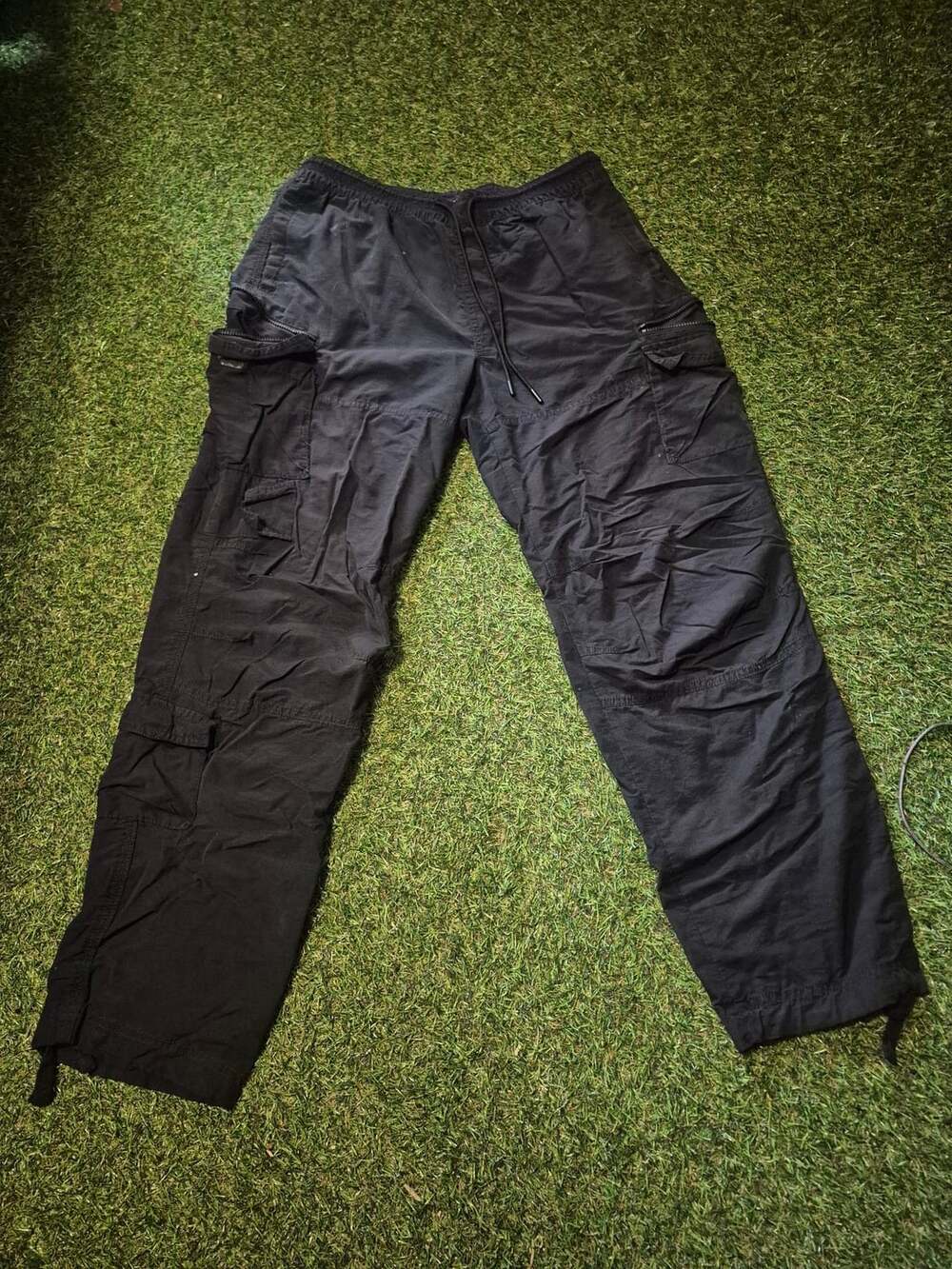 Aeropostale Utility Pants Size M Black Cargo Pants